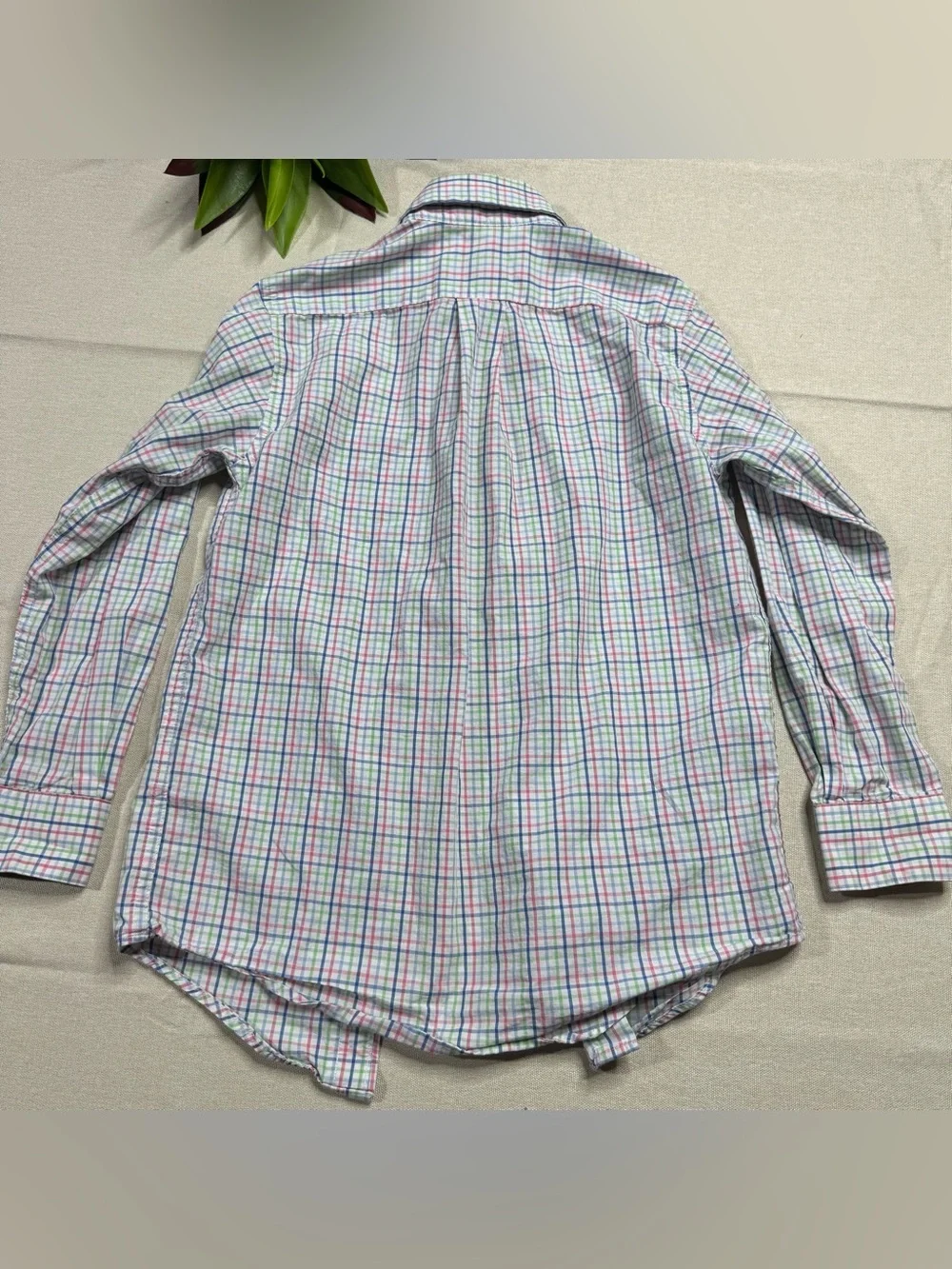 Boys Size 8 Button Down Shirt Lot Carter’s IZOD Class Club Plaid 4 Pc